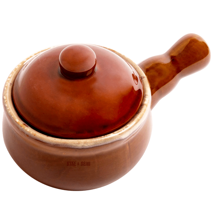 FRENCH ONION STONEWARE SOUP BOWL DYKE DEAN