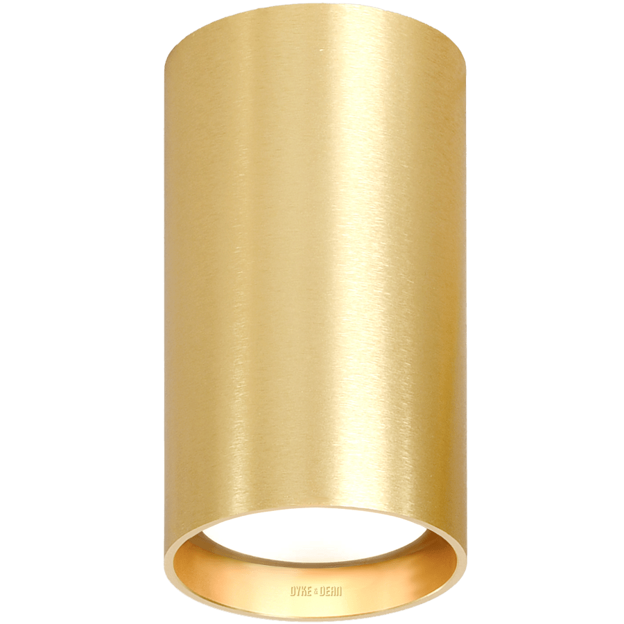 CEILING CYLINDER SPOT LAMP BRASS - Main Image