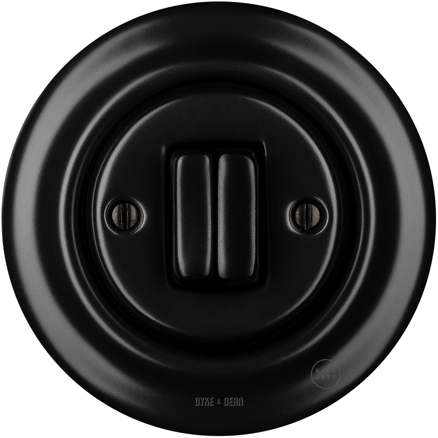 Knightsbridge Placca Per Interruttori E Prese | Serie Senza Viti | Colore Nero Opaco | Modello SF0100MB | Presa TV Coassiale 1 Banda Non Isolata