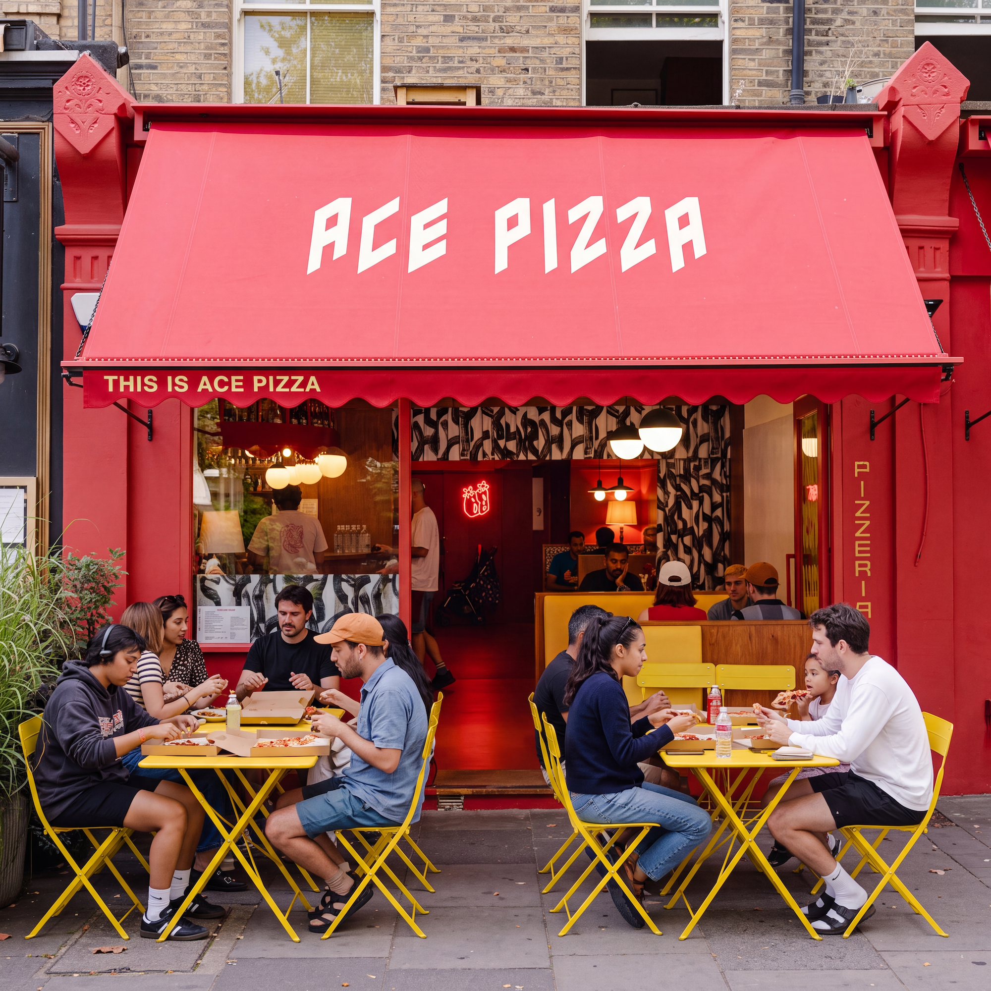 ACE PIZZA, VICTORIA PARK, LONDON | LIGHTING SUPPLY BY DYKE & DEAN