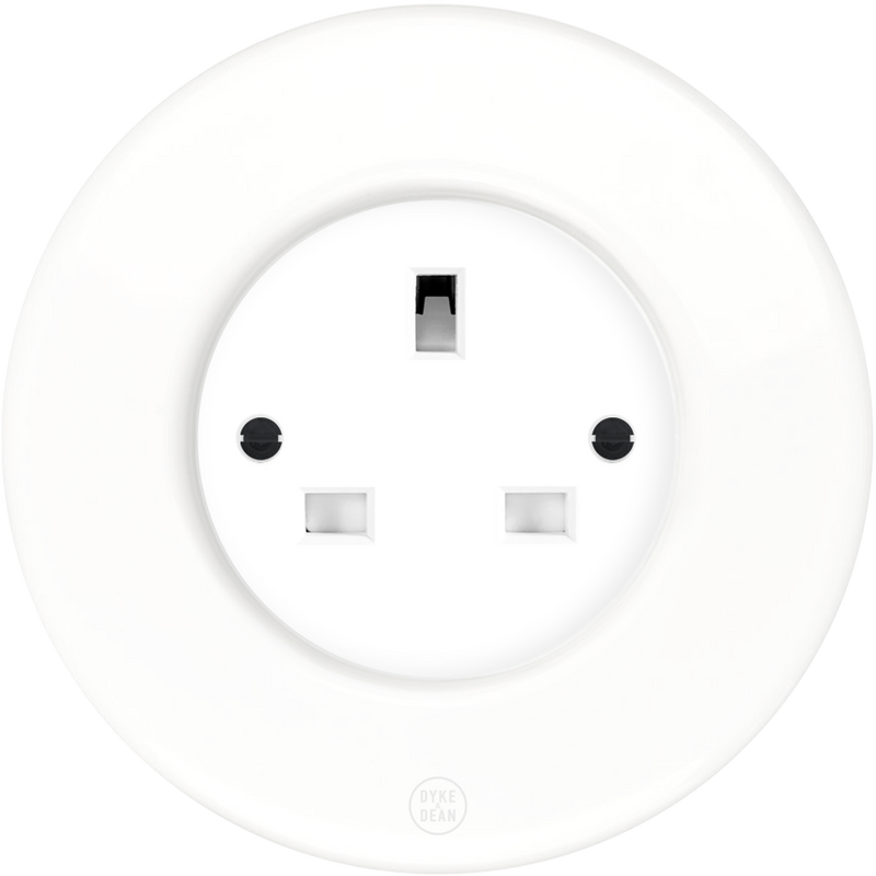 DYKE & DEAN CLASSIC WHITE SOCKETS - DYKE & DEAN