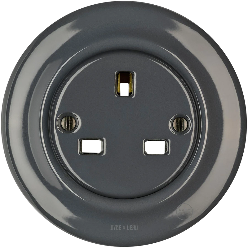 KATY PATY PORCELAIN WALL PLUG SOCKETS - DYKE & DEAN
