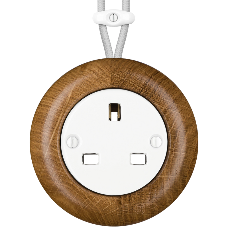 KATY PATY SURFACE WOODEN WALL SOCKETS - DYKE & DEAN