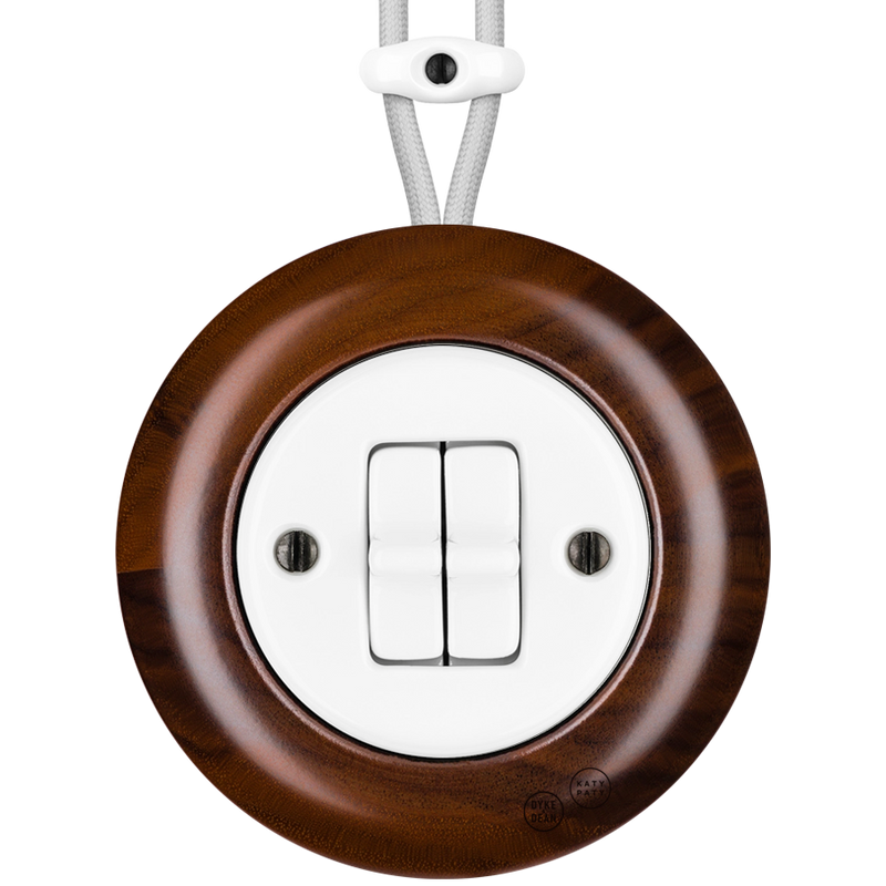 KATY PATY SURFACE WOODEN WALL SWITCHES - DYKE & DEAN