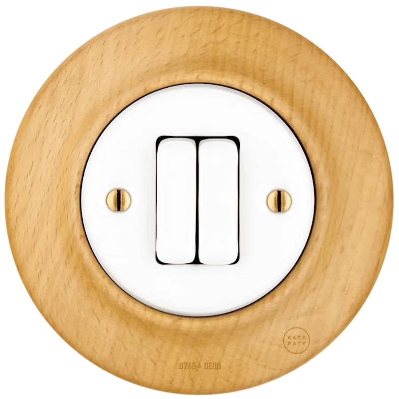 KATY PATY WOODEN WALL SWITCHES - DYKE & DEAN