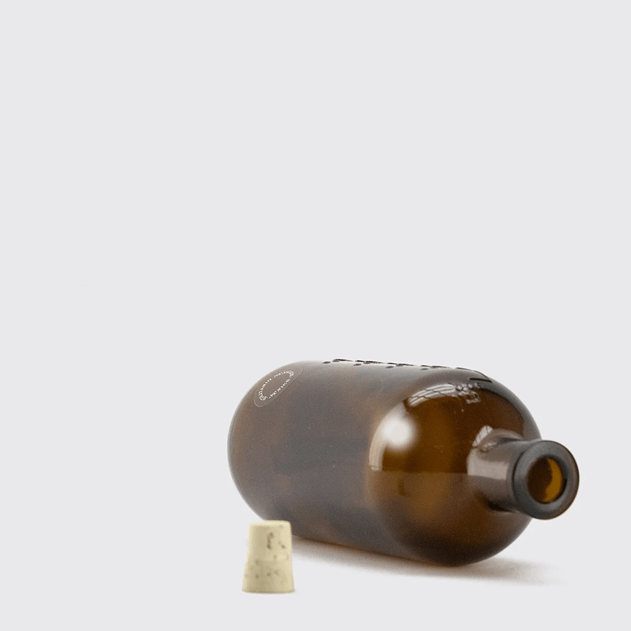 100ML AMBER GLASS BOTTLE - DYKE & DEAN