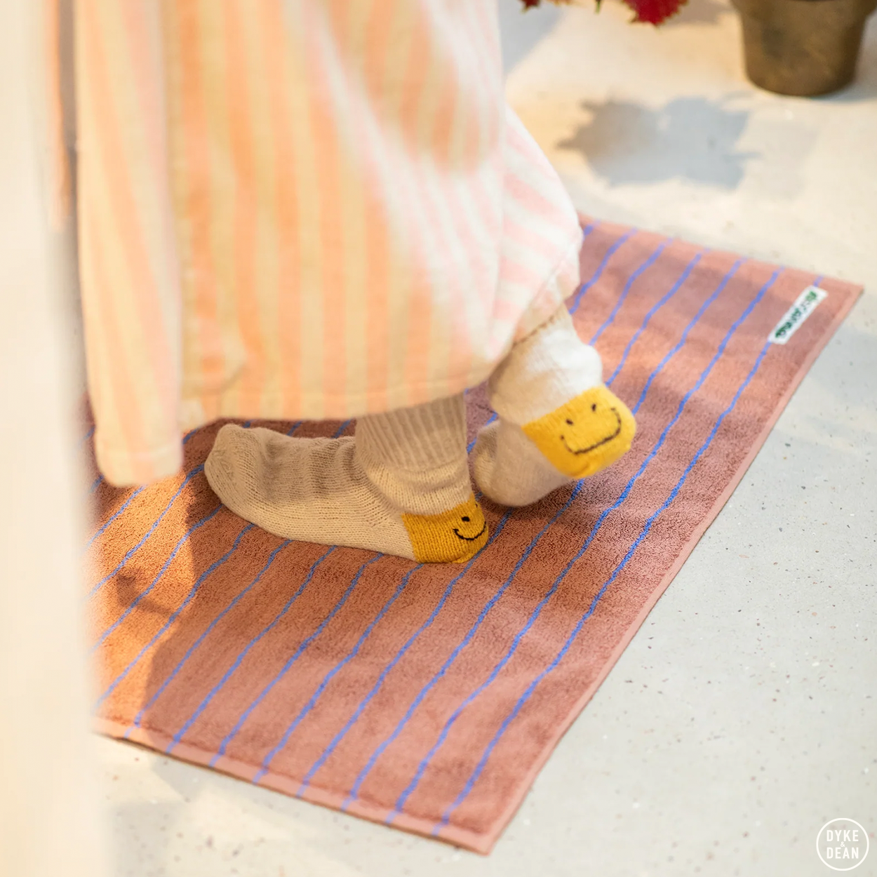 NARAM BATH MAT CAMEL & ULTRAMARINE