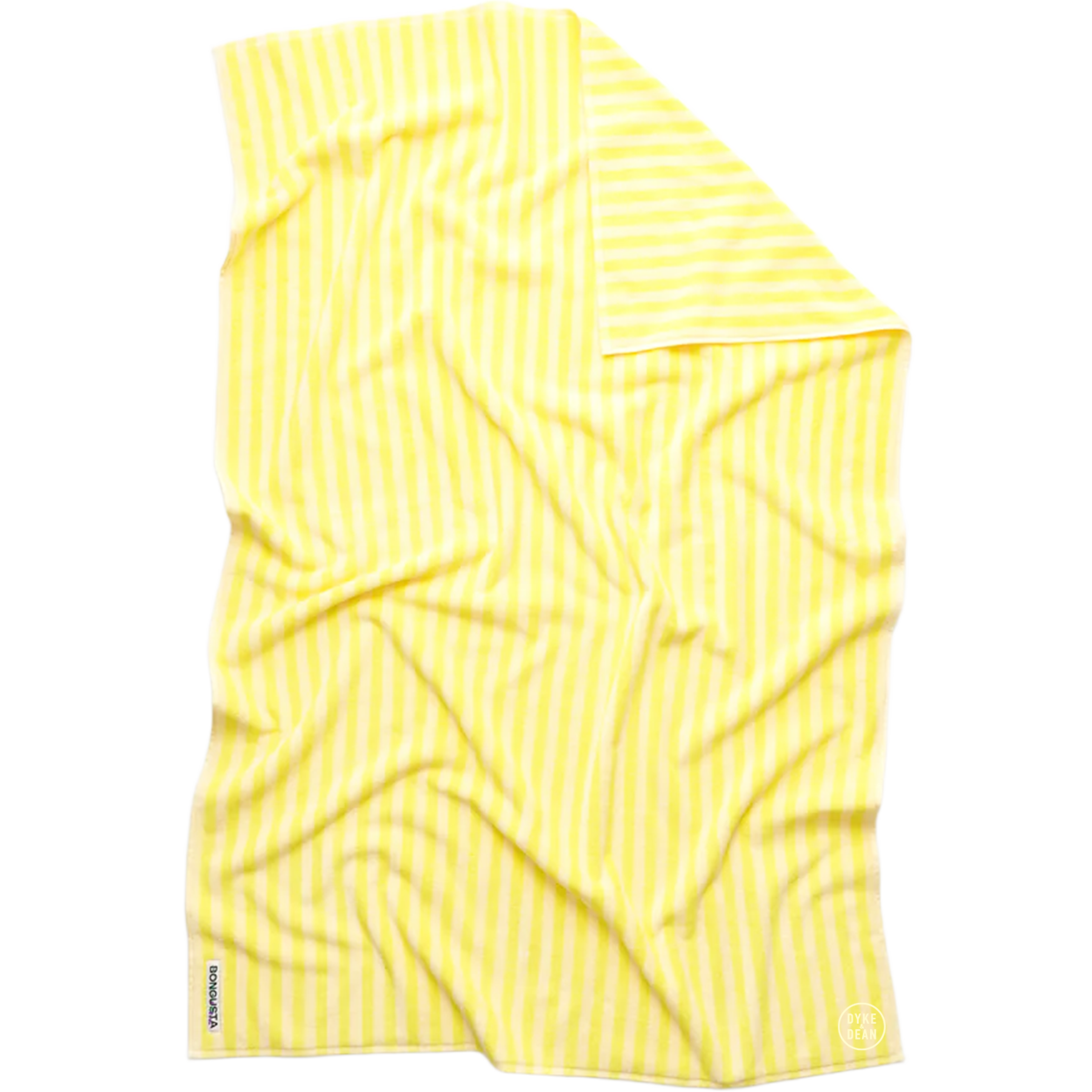 ASCIUGAMANI DA BAGNO IN Spugna PRISTINE E GIALLO NEON
