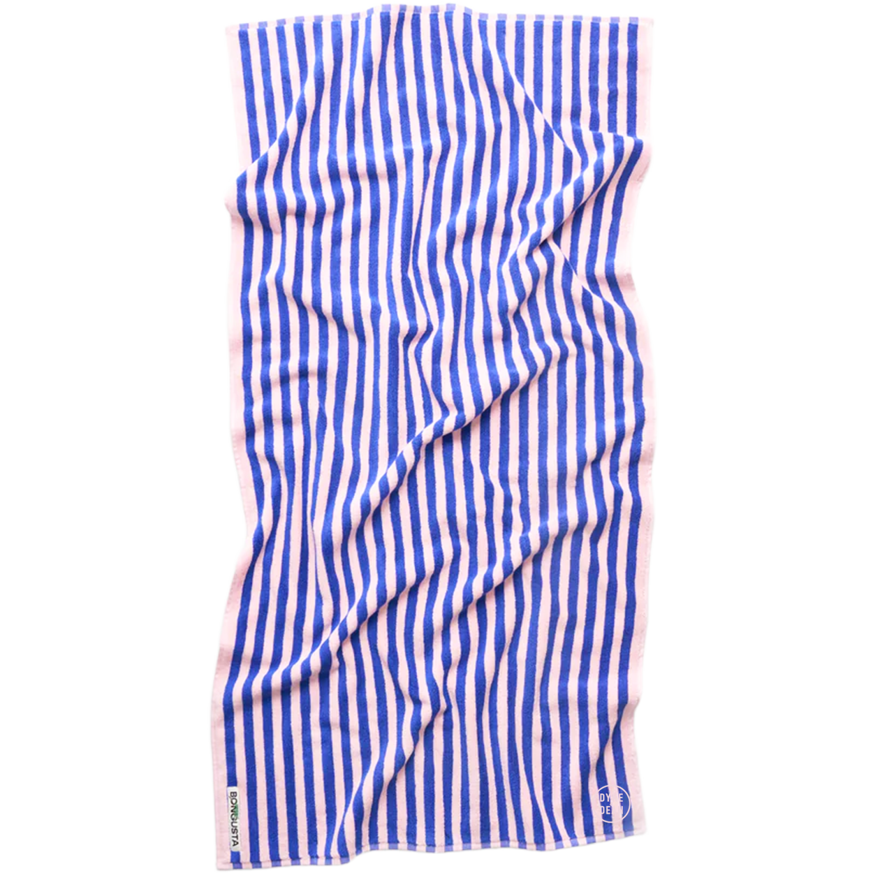 NARAM BATH TOWELS DAZZLING BLUE & ROSE