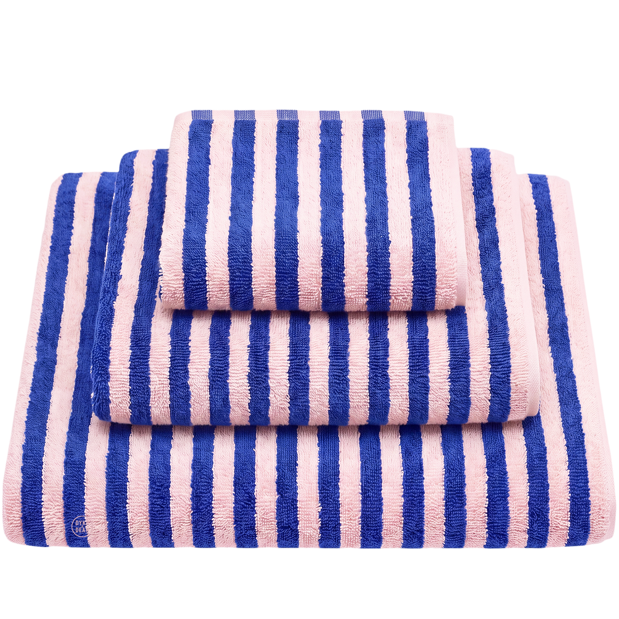 NARAM BATH TOWELS DAZZLING BLUE & ROSE
