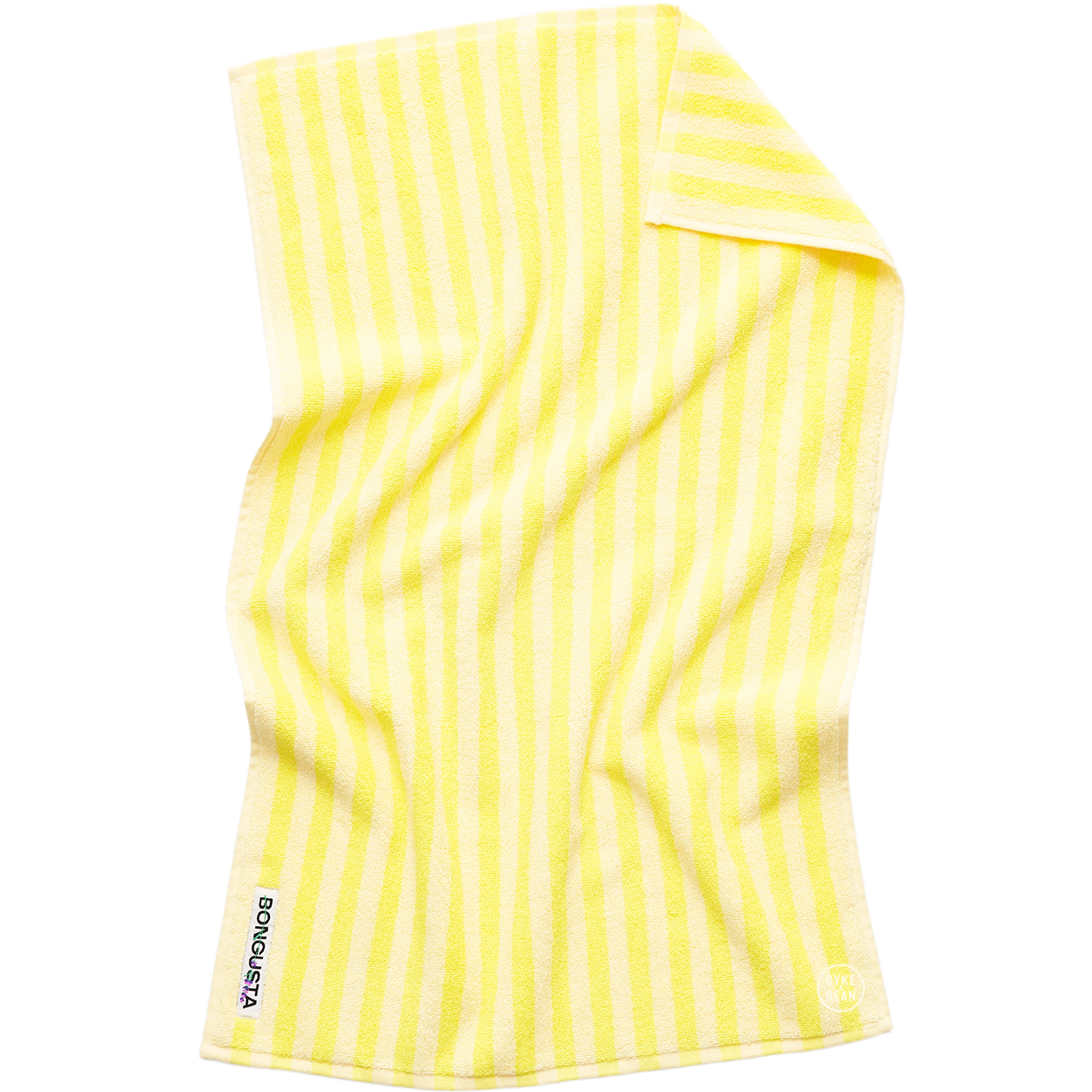 ASCIUGAMANI DA BAGNO IN Spugna PRISTINE E GIALLO NEON