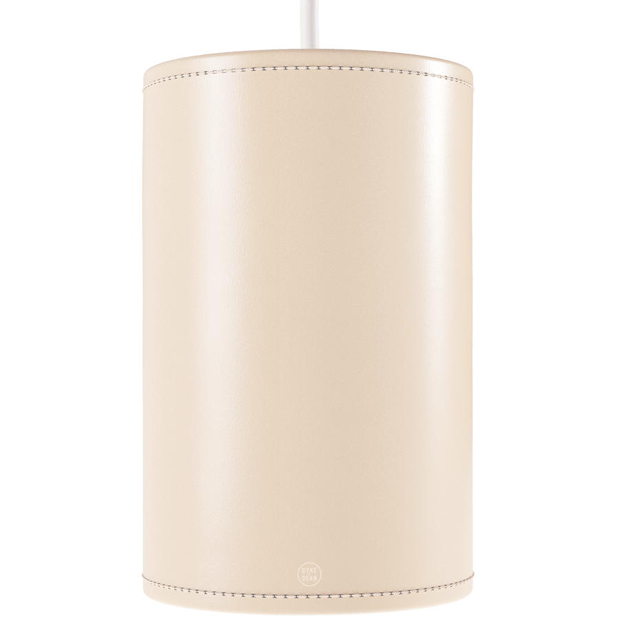 CUERO CYLINDER LEATHER PENDANT LIGHT NATURAL CRUDE