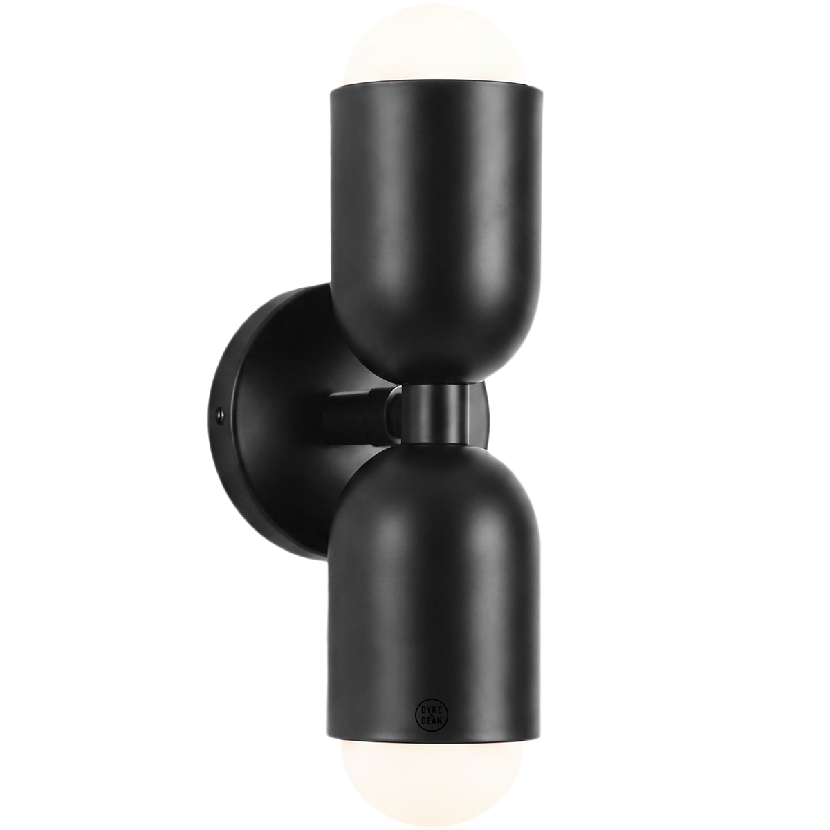 DOUBLE WALL SCONCE LIGHT BLACK