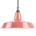 DYKE & DEAN PENDANT LAMPSHADE PINK WITH HOOK & CHAIN SET