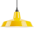 Dyke & Dean pendant lampshade Yellow with bulb holder