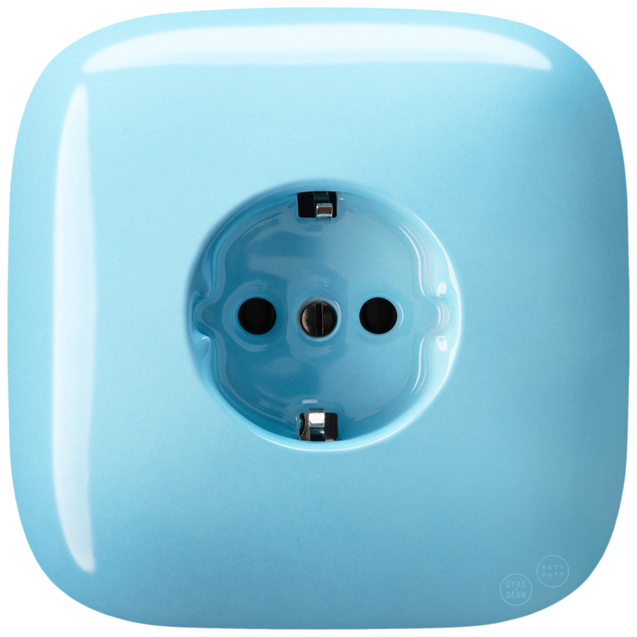 PRESA A MURO PORCELLANA ROSSO MATTONE SCHUKO