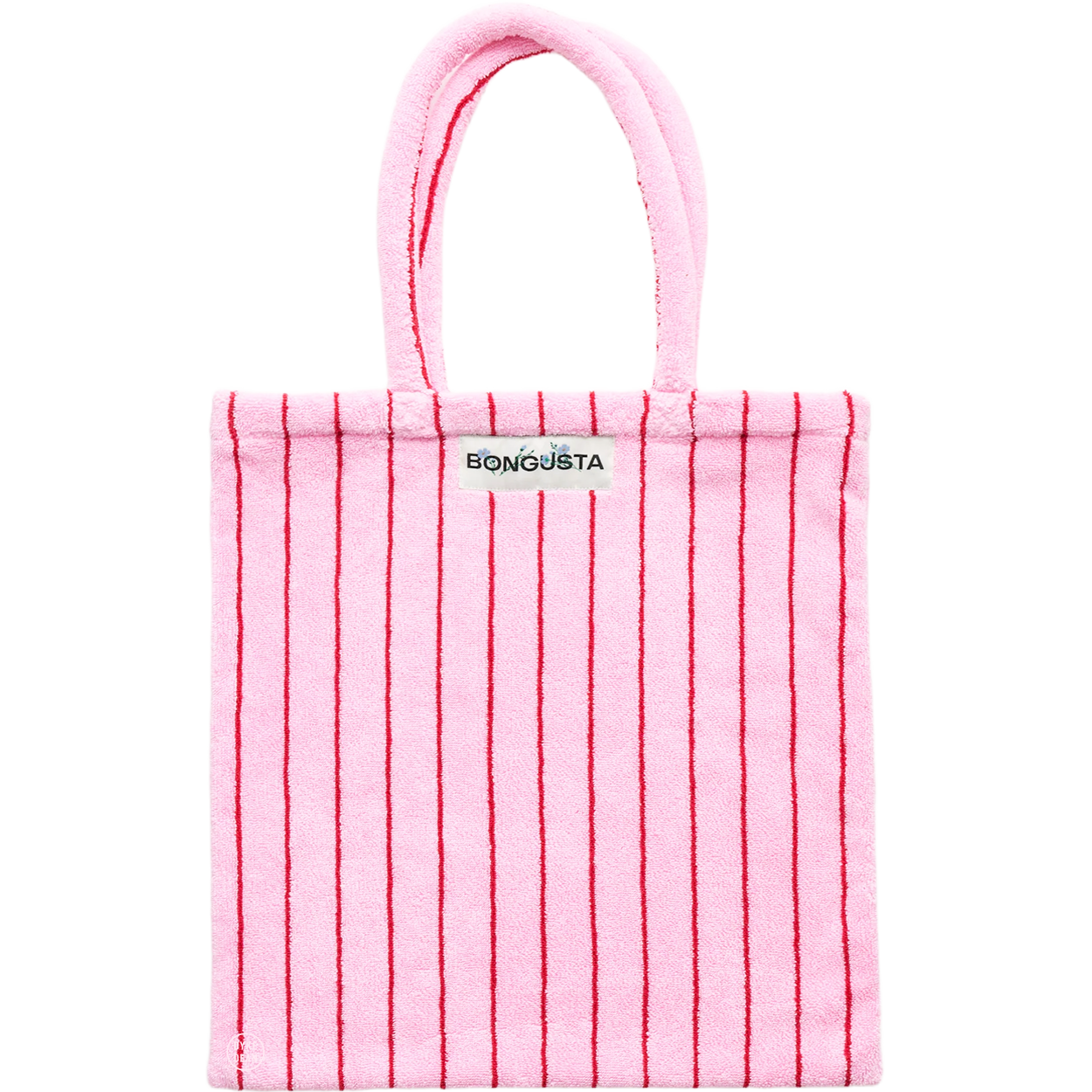 BORSA TOTE IN TESSUTO PER ASCIUGAMANI ROSA