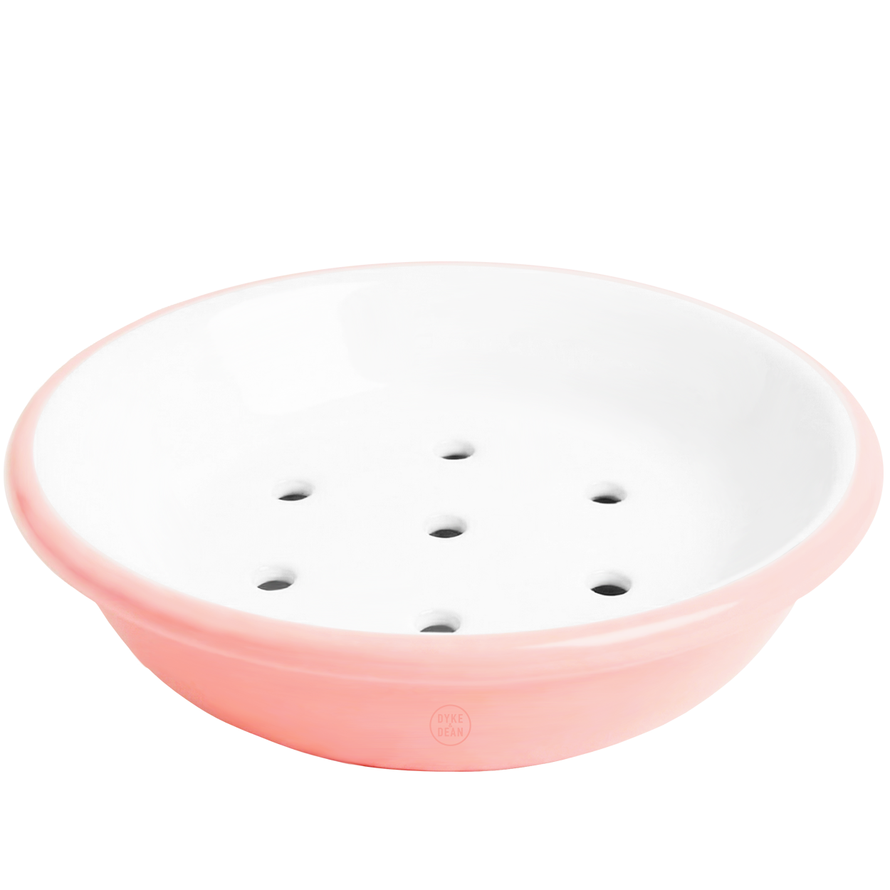 ENAMEL SOAP DISH PINK
