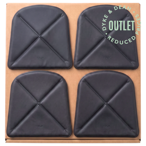 BLACK MAGNETIC NON SLIP TOLIX SEAT PAD OUTLET