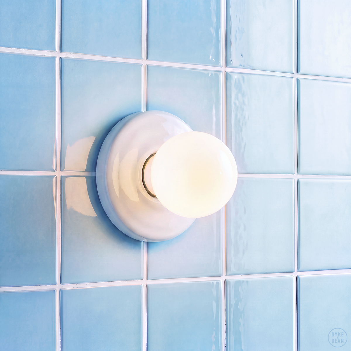 CERAMIC WALL E27 RECESSED LIGHT WHITE