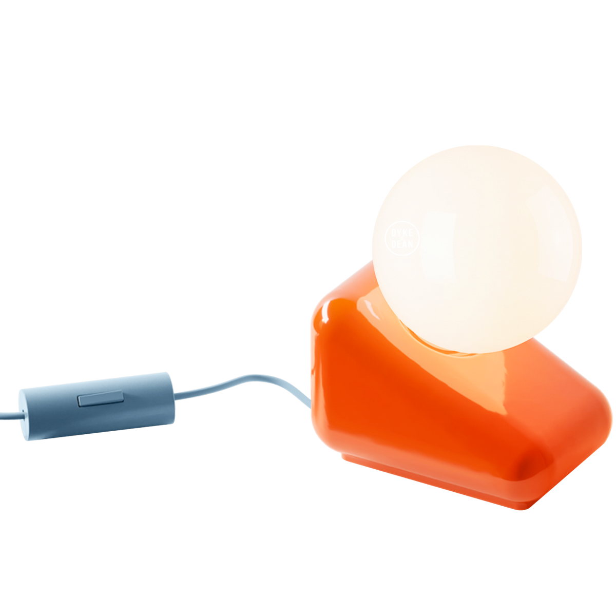 FLIP CERAMIC OPAL GLOBE TABLE LIGHT
