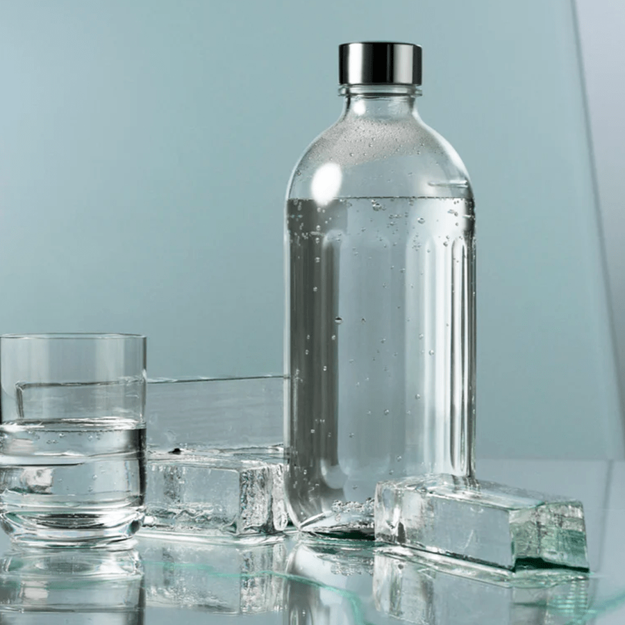 AARKE GLASS WATER BOTTLE - DYKE & DEAN