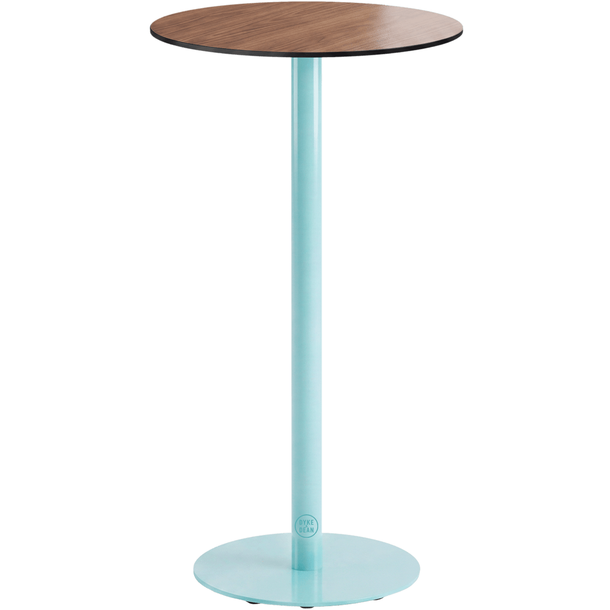 ADICO PLANA ROUND HIGH TABLE WOOD TOP - DYKE & DEAN