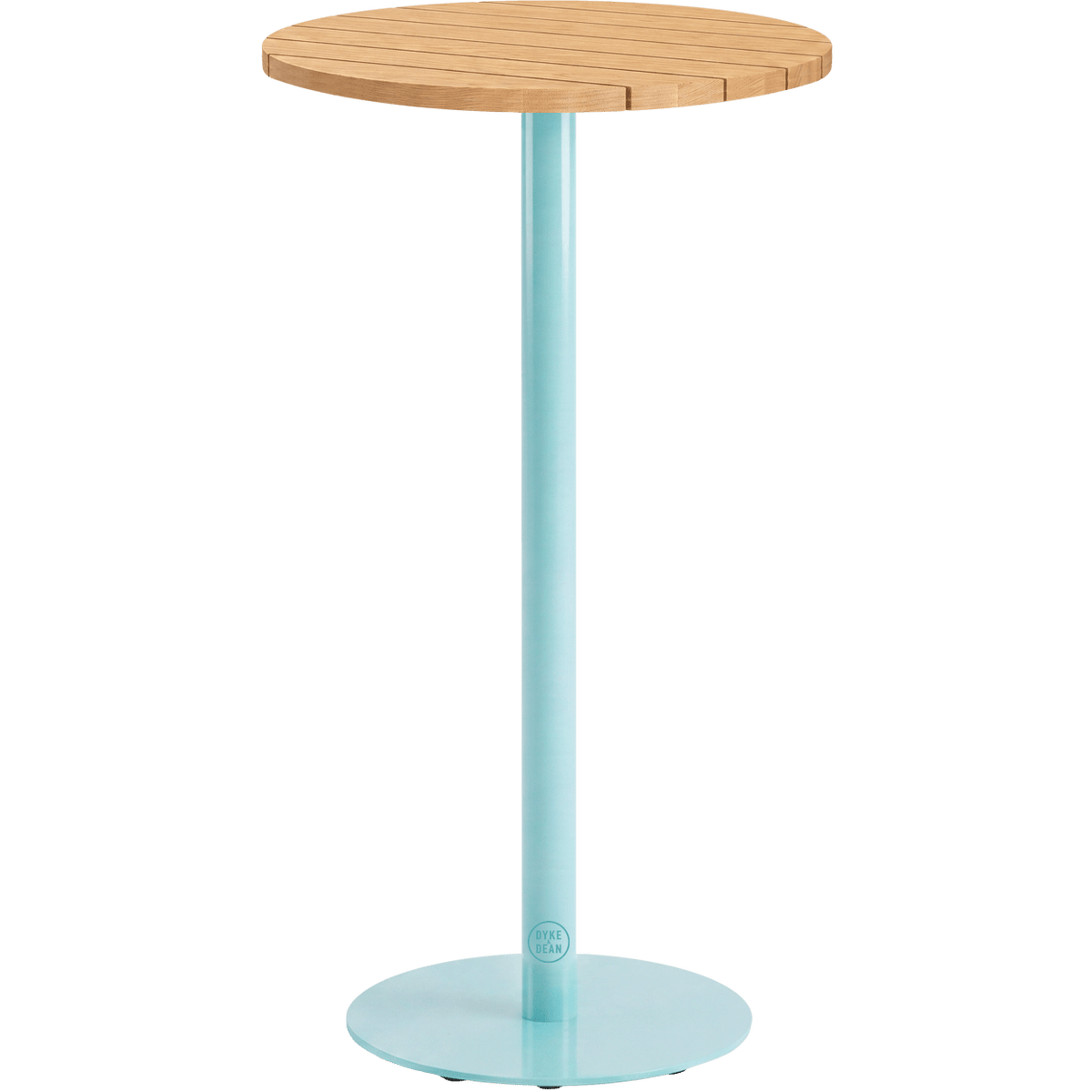 ADICO PLANA ROUND HIGH TABLE WOOD TOP - DYKE & DEAN