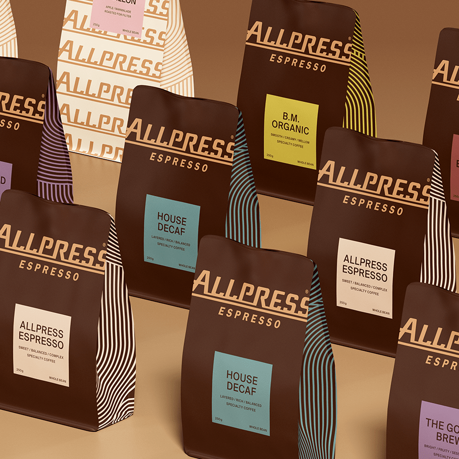ALLPRESS WHOLE BEAN COFFEE 250g A.R.T. ROAST - DYKE & DEAN