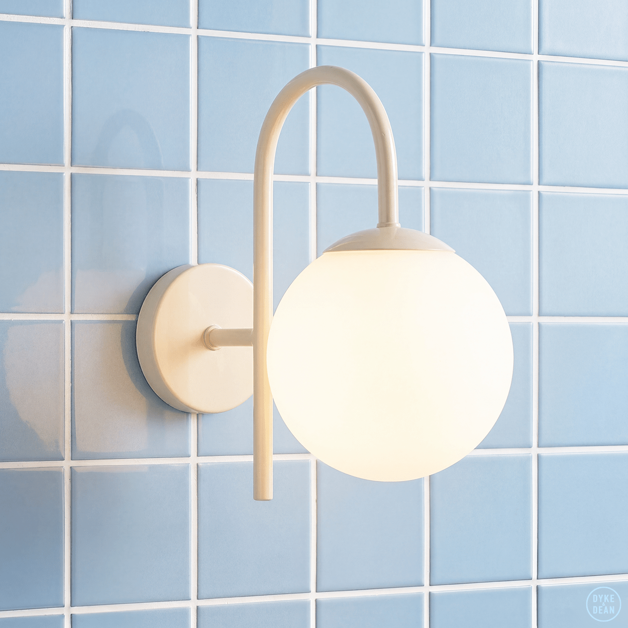 ARC WALL LIGHT SMALL GLOBE - DYKE & DEAN