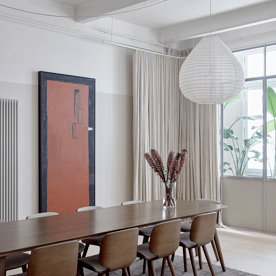 BALI LINEN LIGHT SHADE 35CM - DYKE & DEAN