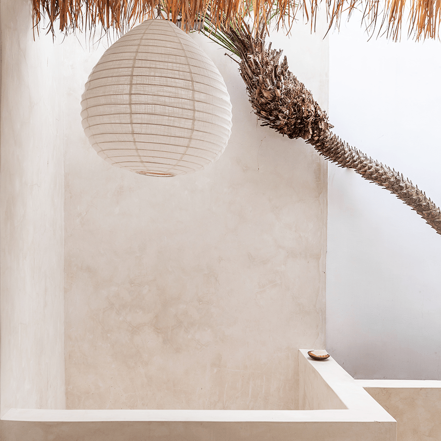 BALI LINEN LIGHT SHADE 60CM - DYKE & DEAN