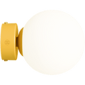 BALL GLOBE OPAL WALL CEILING LIGHT MUSTARD - DYKE & DEAN