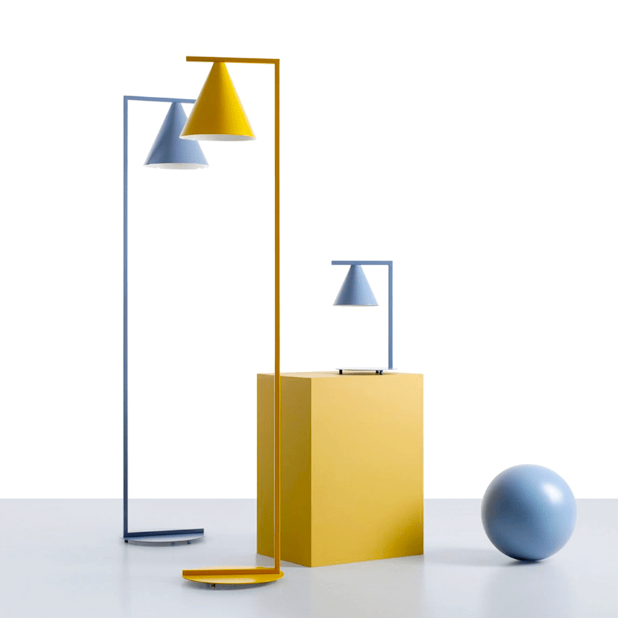 BATON CONE FLOOR LIGHT RED - DYKE & DEAN