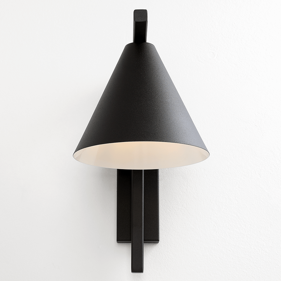 BATON CONE WALL LIGHT BLACK - DYKE & DEAN