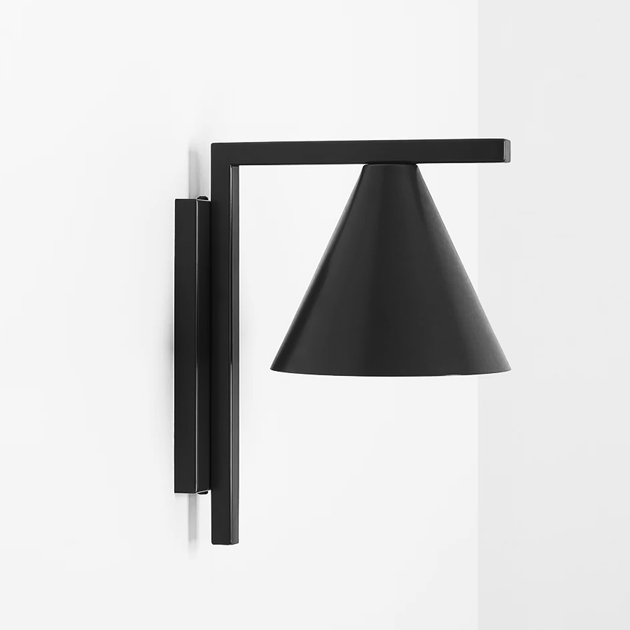 BATON CONE WALL LIGHT BLACK - DYKE & DEAN