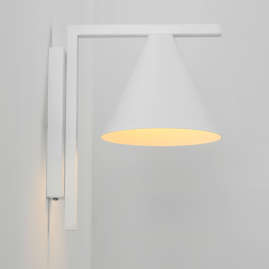 BATON CONE WALL LIGHT WHITE - DYKE & DEAN