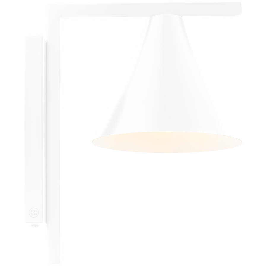 BATON CONE WALL LIGHT WHITE - DYKE & DEAN