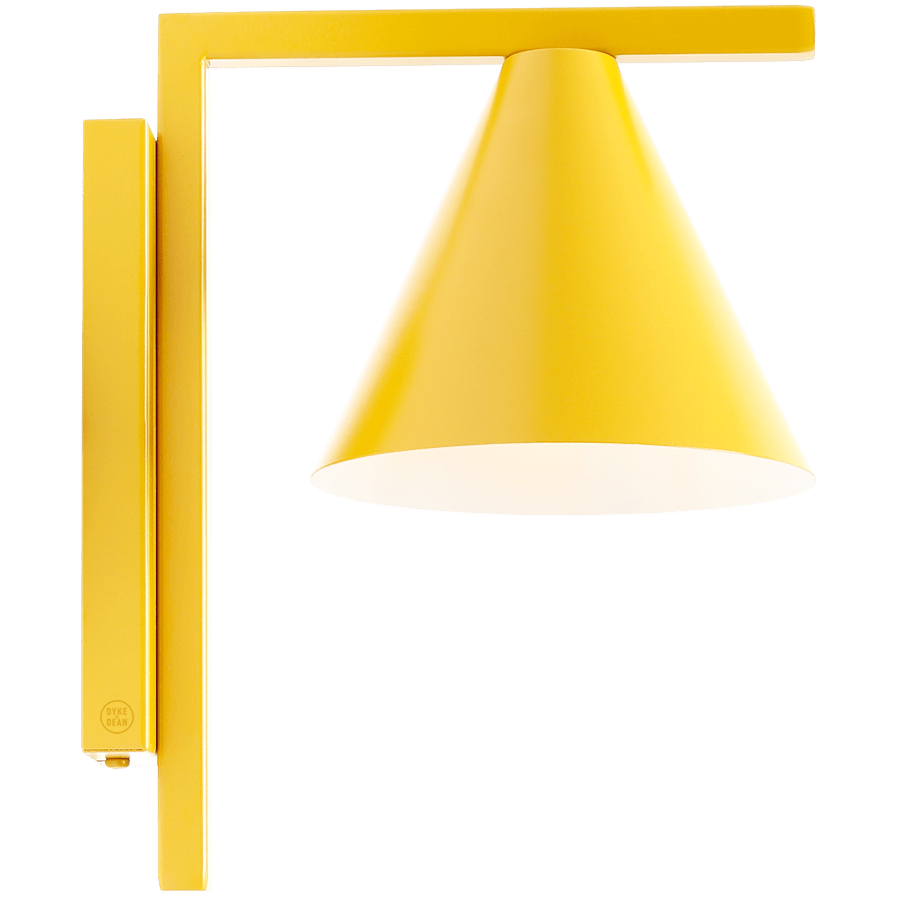 BATON CONE WALL LIGHT YELLOW - DYKE & DEAN