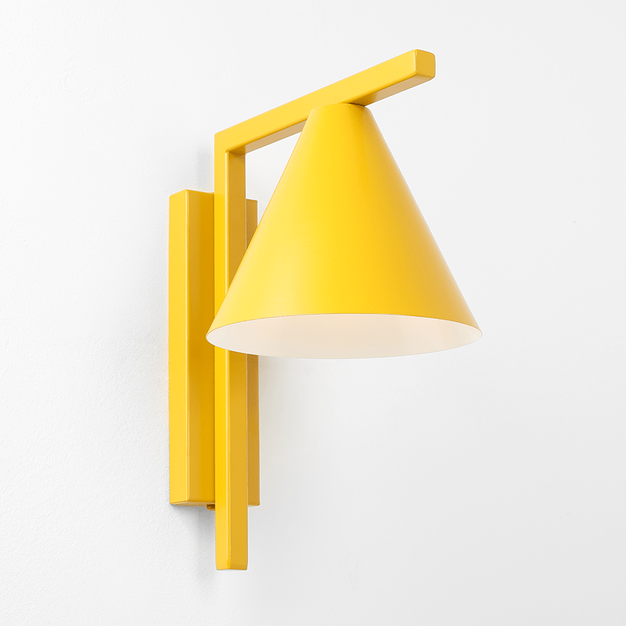BATON CONE WALL LIGHT YELLOW - DYKE & DEAN