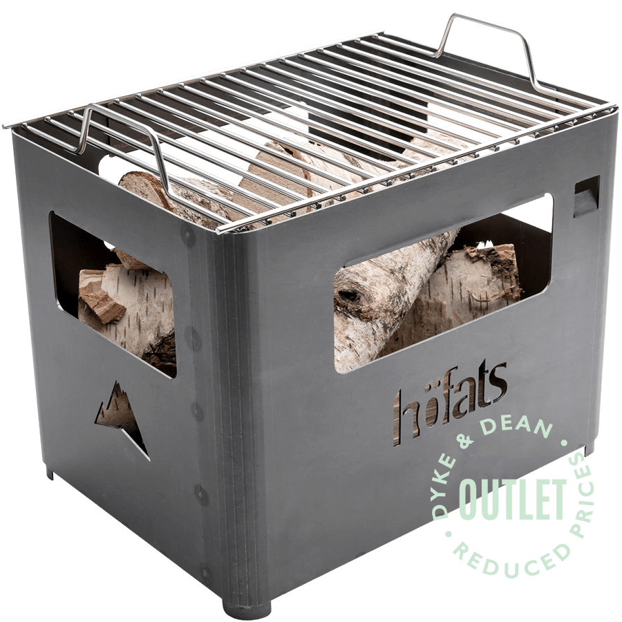 BEER BOX FIRE BASKET & GRILL OUTLET - DYKE & DEAN