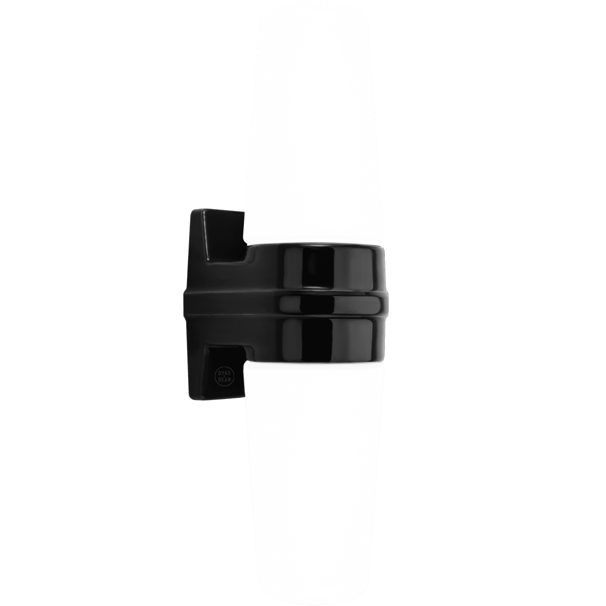 BLACK DOUBLE PORCELAIN WATERPROOF WALL MOUNTED LIGHT - DYKE & DEAN