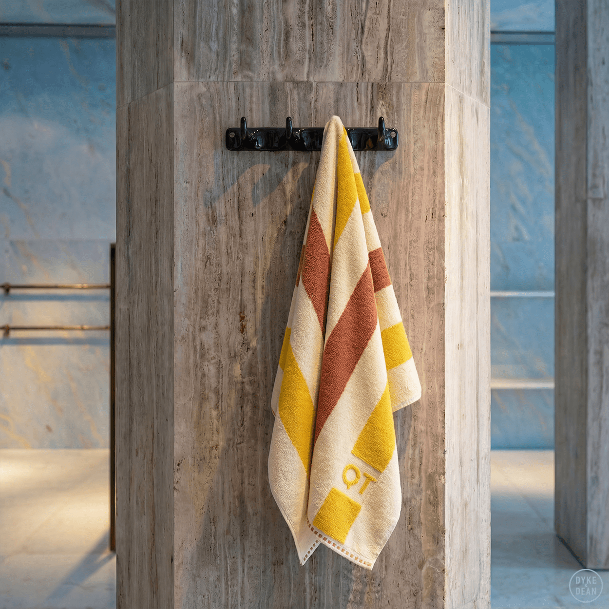 BLACK PORCELAIN HOOK 1 - DYKE & DEAN