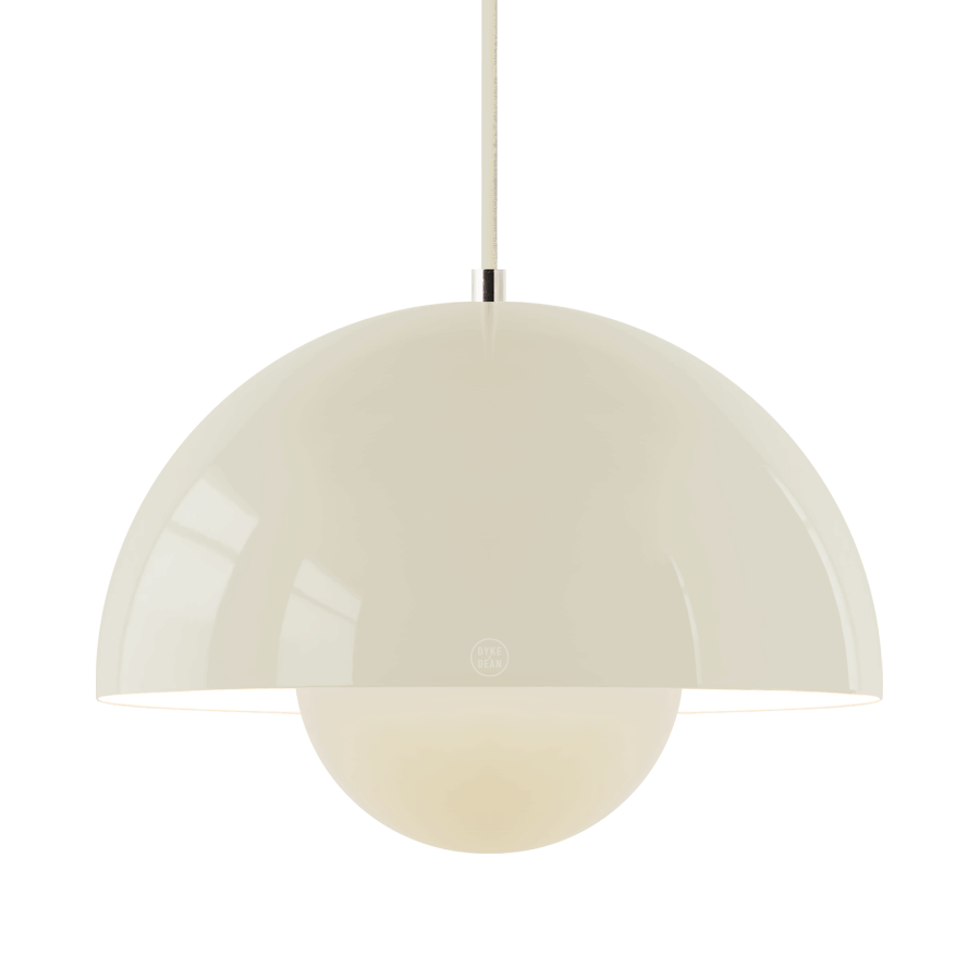BLOOM POT PENDANT LAMP BEIGE - DYKE & DEAN