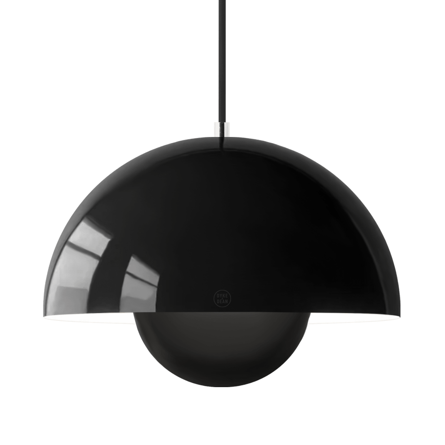 BLOOM POT PENDANT LAMP BLACK - DYKE & DEAN