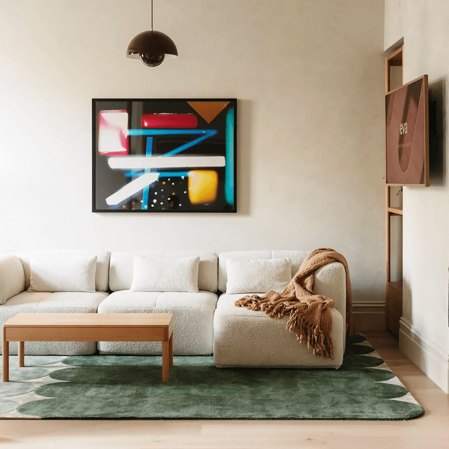 BLOOM POT PENDANT LAMP BLUE - DYKE & DEAN