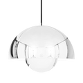 BLOOM POT PENDANT LAMP CHROME - DYKE & DEAN