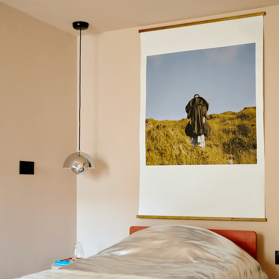 BLOOM POT PENDANT LAMP CHROME - DYKE & DEAN