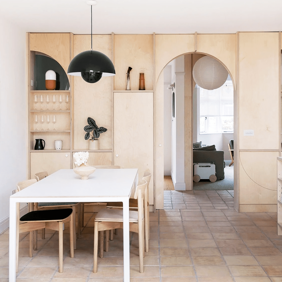 BLOOM POT PENDANT LAMP CHROME LARGE - DYKE & DEAN