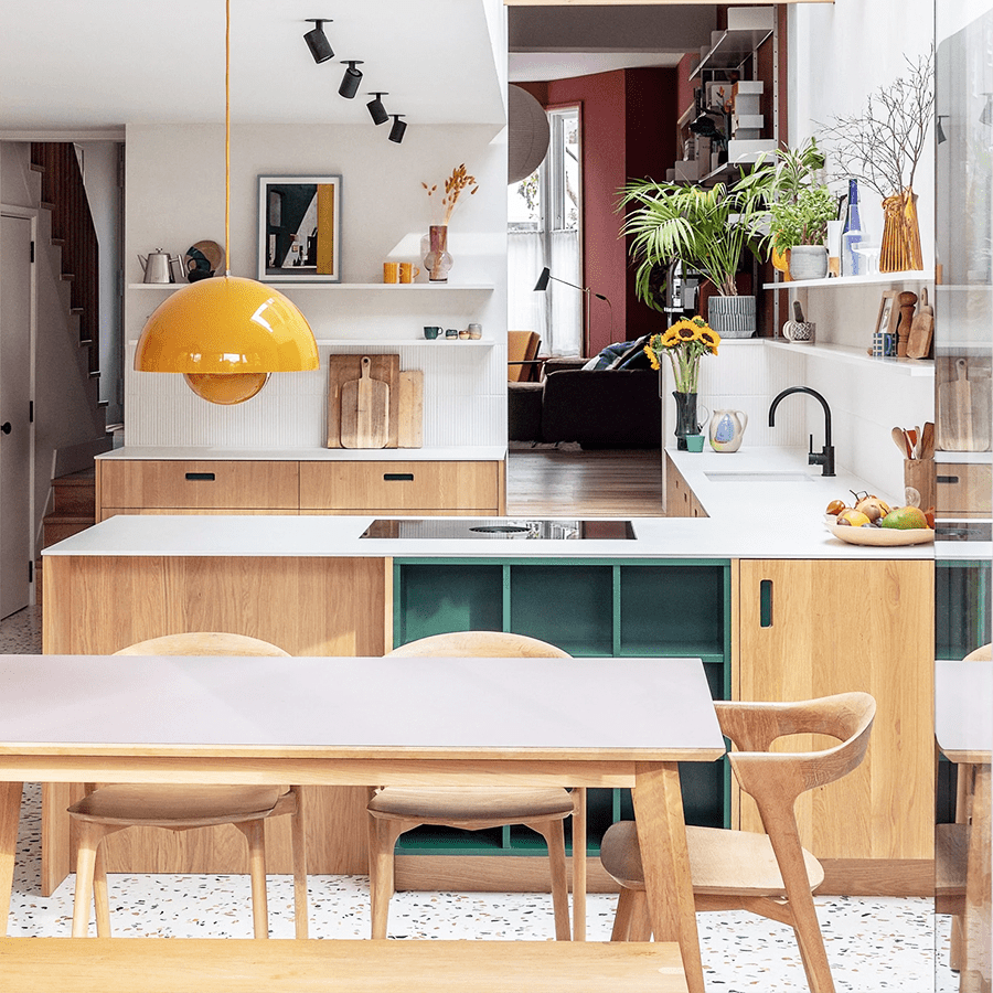 BLOOM POT PENDANT LAMP DARK PLUM LARGE - DYKE & DEAN